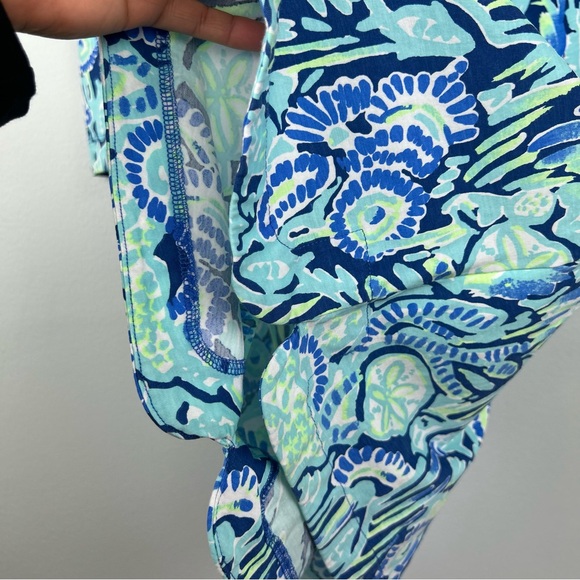 Lilly Pulitzer pima cotton 3/4 sleeve Marlowe dress Women's size S indigo sunset - Picture 6 of 14